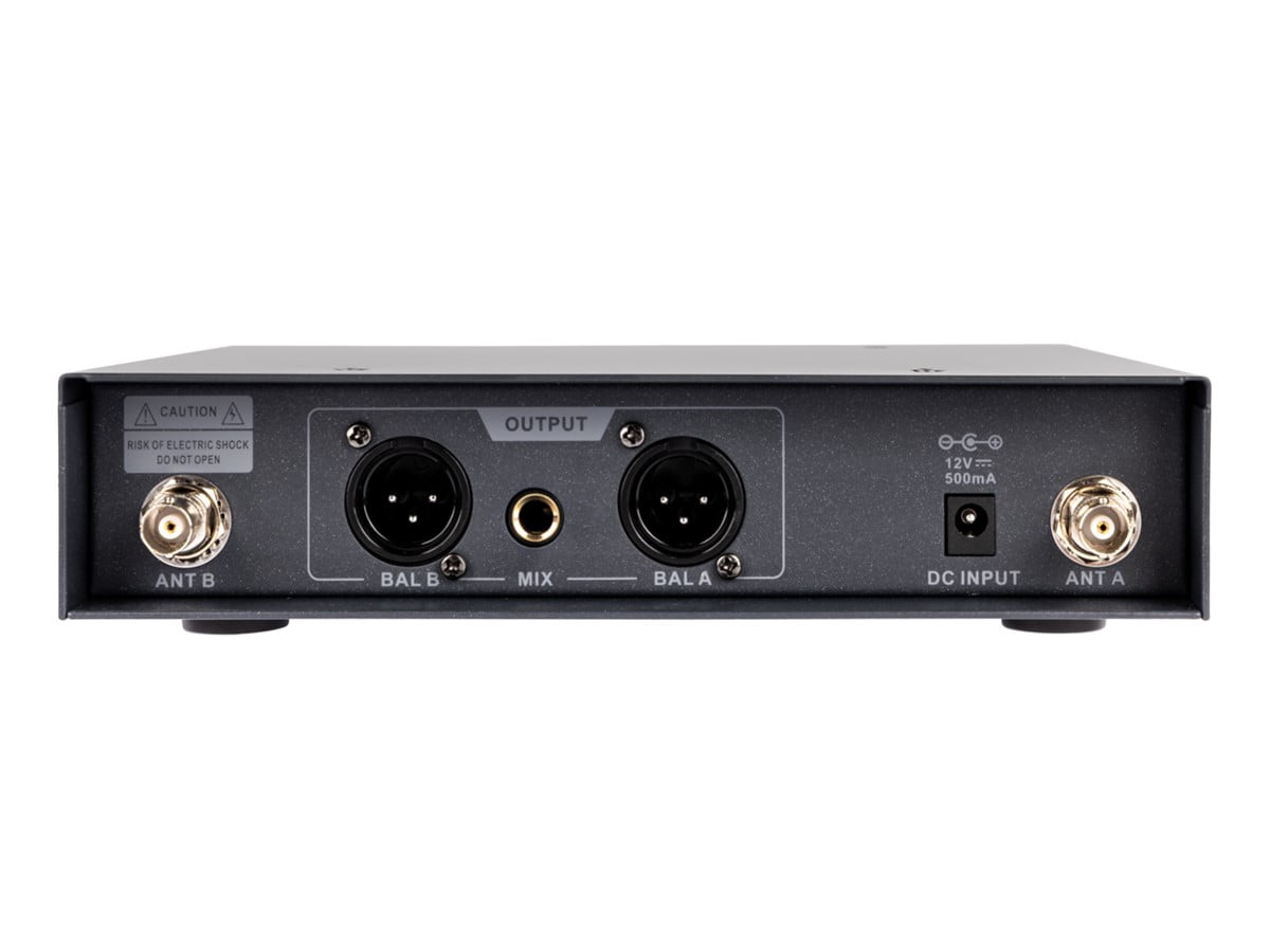 Monoprice 200-Channel UHF Dual Headset Wireless Microphones System, For Church Services, Business Meetings, or Karaoke Singing - Stage Right Series
