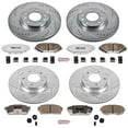thumbnail image 3 of PowerStop Front and Rear Z26 Street Warrior Carbon-Fiber Ceramic Brake Pad and Drilled and Slotted Rotor Kit Fits: MAZDA Select Models K2725-26, 3 of 9