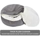 thumbnail image 2 of Cama para perros mullida, cama para gatos de felpa, hermosa cama para mascotas, cama cálida para mascotas, mascota suave, sofá, cojín rectangular lavable para mascotas, cama para mascotas, 2 of 5