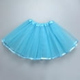 thumbnail image 2 of ZACPNCV Toddler Girls Layered Tutu Skirt Sparkling Sequin Tulle Dance Skirts Sky Blue 1-2 Years, 2 of 4