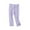 Purple, variant on zbxnLI Girls Capri Leggings Summer Casual Tight Crop Pants High Waist Stretch Capri Pants for Little Girls