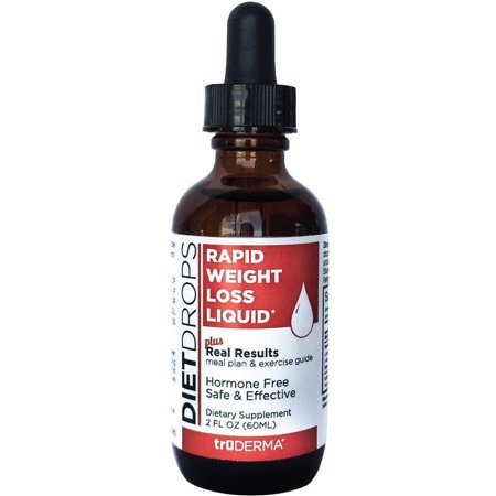 truDERMA Diet Drops for Rapid Weight Loss, Includes Recipe and Exercise Guide, 2 Fl oz