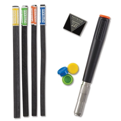 nitram stylus and soft charcoal sticks