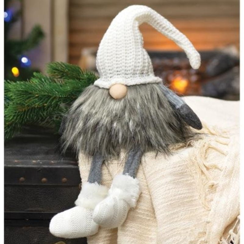 Cream Knit Dangle Legs Gnome - Walmart.com