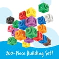 thumbnail image 2 of Juego de 200 Unidades Learning Resources Mathlink Cubes Big Builders con Guía de Actividades, 2 of 5