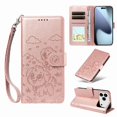 thumbnail image 1 of Funda Cartera GANGXUN con Diseño de Perrito en Relieve para iPhone 17 Pro , Protección 360° con Ranuras y Correa Desmontable, 1 of 6