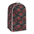 thumbnail image 2 of HELLHERO Red Rose Spider Web Black There is only one dust cover Food Processor Cover with Proof Stain Multifunctional Blender Protection Home Kitchen, 2 of 6