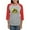 Heather/Red, variant on CafePress - G.I. Joe YO Joe - Womens Baseball Tee