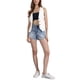 thumbnail image 2 of CHALECOS DE JEAN SIN MANGAS PARA MUJER INSPIRADOS EN CHIC, LAVADOS Y DESGASTADOS, CHAQUETAS DE JEAN CASUAL BLANCAS M, 2 of 6