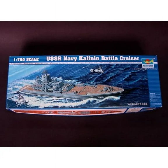 Trumpeter 05709 1/700 USSR Navy Kalinin Battle Cruiser - Scale Model Kit
