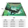thumbnail image 3 of Dragon Wings Of Fire Fleece Blanket Super Soft Cozy Throw Blanket Fuzzy Comfy Flannel Blanket Warm Plush Blankets And Throws For Couch, Sofa, Bed 80"X60", 3 of 7