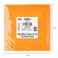 thumbnail image 6 of 6.5" x 6.5" Disposable Orange Paper Napkins, 24 Count, by Way To Celebrate, 6 of 6