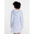 thumbnail image 3 of No Boundaries Terry Hooded Robe, Women’s and Women’s Plus S-3X, 3 of 5