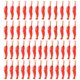 thumbnail image 3 of Señuelo Pesca Salada 50 Uds. 3 5 Cm Suave Luminoso Camarones () Rojo, 3 of 6