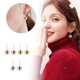 thumbnail image 4 of WILLBEST Aretes De Acero Inoxidable Para Mujer Con Temática Disco, Accesorios De Moda Para Mujer, Para Uso Diario, Regalo Inspirador (Estilo Corto)., 4 of 4