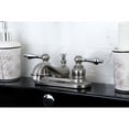 thumbnail image 2 of Kingston Brass KB607ALB 4 in. Centerset Bathroom Faucet, Brushed Nickel/Polished Chrome, 2 of 3