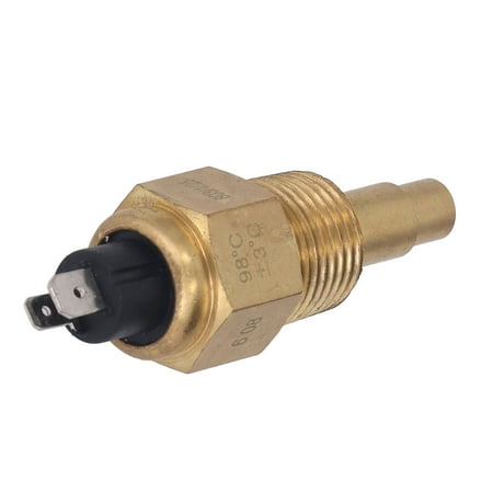 

Water Temperature Sensor High Sensitivity 6-24V Aluminum Alloy Oil Water Temp Transducer For Engine NPT1/2 NPT1/2 Short
