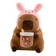 thumbnail image 4 of Peluche de carpincho, decoración de carpincho, animal de peluche coleccionable Sombrero rosa, 4 of 9
