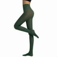 thumbnail image 3 of Sakmal Tights for Women 80D Dance Green Pantyhose High Waisted Ladies Tight, 3 of 4