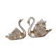 thumbnail image 5 of 2 piezas de cisne escultura figurina de cisne regalo de inauguración de la casa decoración moderna decoración del hogar adornos para la casa del hogar Plata, 5 of 9