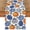 D, variant on Smile Orange Polka Dot Pumpkin Eucalyptus Wood Fall Table Runner, Seasonal Autumn Kitchen Dining Table Decoration for Home Party Decor 13x72 Inch