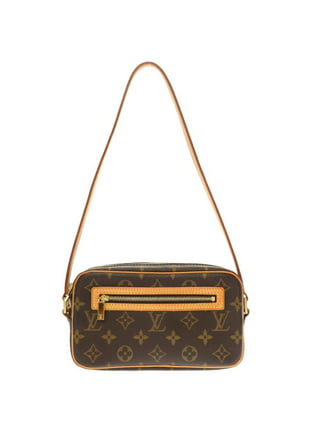 Authenticated used Louis Vuitton Shoulder Bag Bowat Chapo Brown Black Gold Monogram Reverse M68276 Pl0240 Louis Vuitton Pochette Mini Name Tag LV