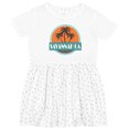 thumbnail image 3 of Inktastic Savannah Georgia Sunset Girls Toddler Dress, 3 of 5