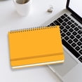 thumbnail image 3 of Blank Spiral Notebook, 6"x 8"Hardcover Sketch Book, 100GSM Thick Paper, Art Sketchbook for Women&Adult, 140 Pages/70 Sheets Drawing Book Journal for Study Office Drawing, 1Pc,Orange-Blank, 3 of 3