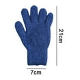thumbnail image 2 of Dry Absorbent Drying Gloves, Microfiber Gloves Absorbent Drying Gloves - dark blue, 2 of 5