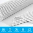 thumbnail image 2 of AnTom Snow-White PVC Shelf Liner, Non-Adhesive and Non-Slip Breathable Drawer Liner Mat for Kitchen Cabinet Refrigerator - 12 inches x 20 ft, 2 of 6