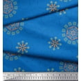 thumbnail image 3 of Soimoi Poly Georgette Fabric Mandala Ethnic Printed Craft Fabric by The Yard 52 Inch Wide, 3 of 3