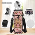 thumbnail image 6 of Yspwyqan Girls Backpack and Lunch Box Set, Pink Donut Strawberry Capybara Backpack Set Kids Girls 4 Piece, Lightweight Trendy Front Pocket Schoolbag Fits 14" Laptop for Middle School, 6 of 7