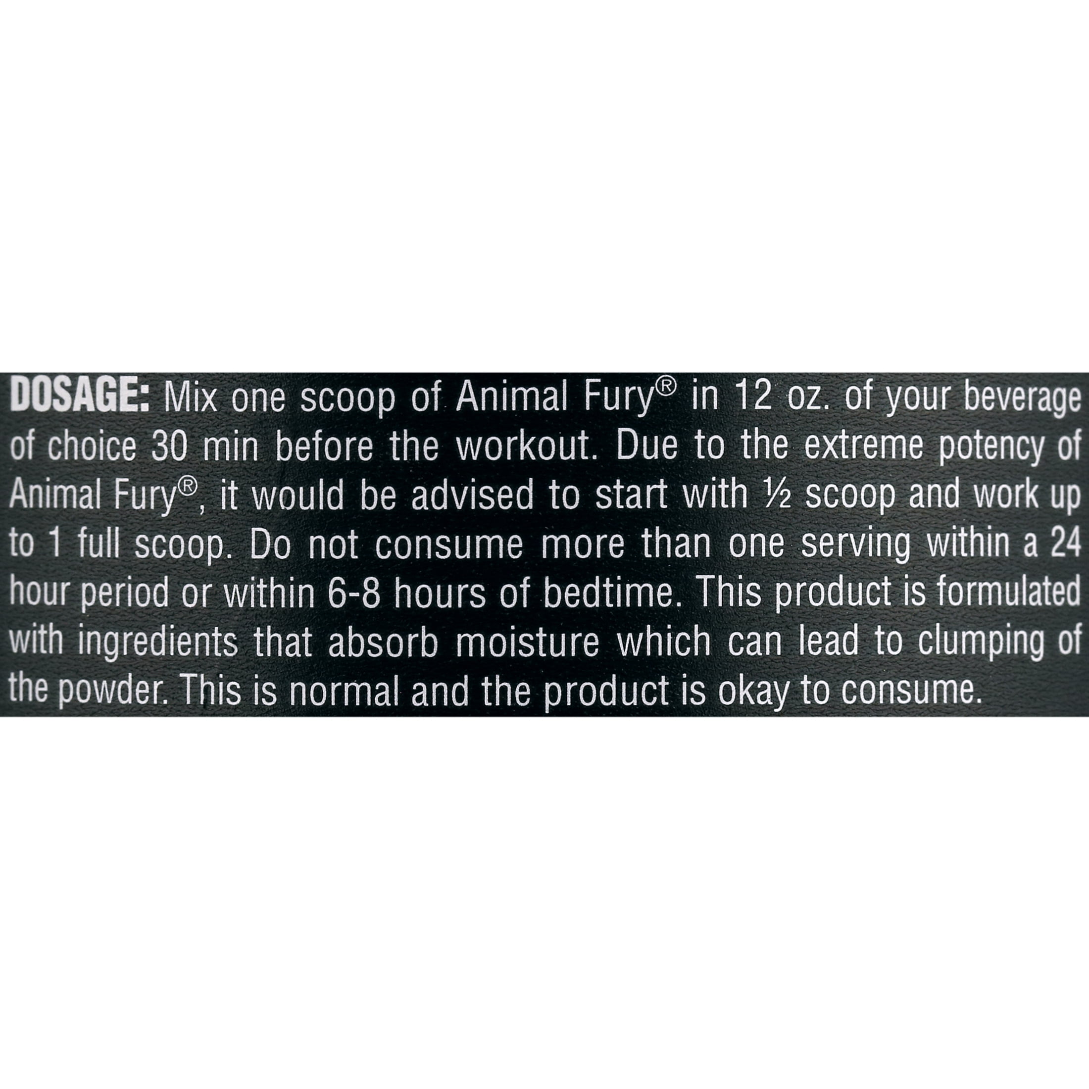 Animal Fury, Pre Workout Powder Supplement for Energy and Focus, watermelon, 30 Servings