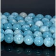 thumbnail image 6 of Larimar Quartz Gemstone Grade AAA Sky Blue Round Loose Beads 4mm 5mm 6mm 8mm 15.5 inch Full Strand, 6 of 6