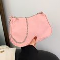 thumbnail image 3 of Bolsas De Hombro Bolso vagabundo de moda para mujer, bolso de axila versátil con cadena Simple para regalo (rosa) Ehuebsd Para Estrenar, 3 of 8