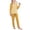 Yellow, variant on Loopsun Kids Boys Girls Winter Warm Outfit Solid Long Sleeve Crew Neck Top and Elastic Waist Pants Soft Wear Sets 7-8 Years