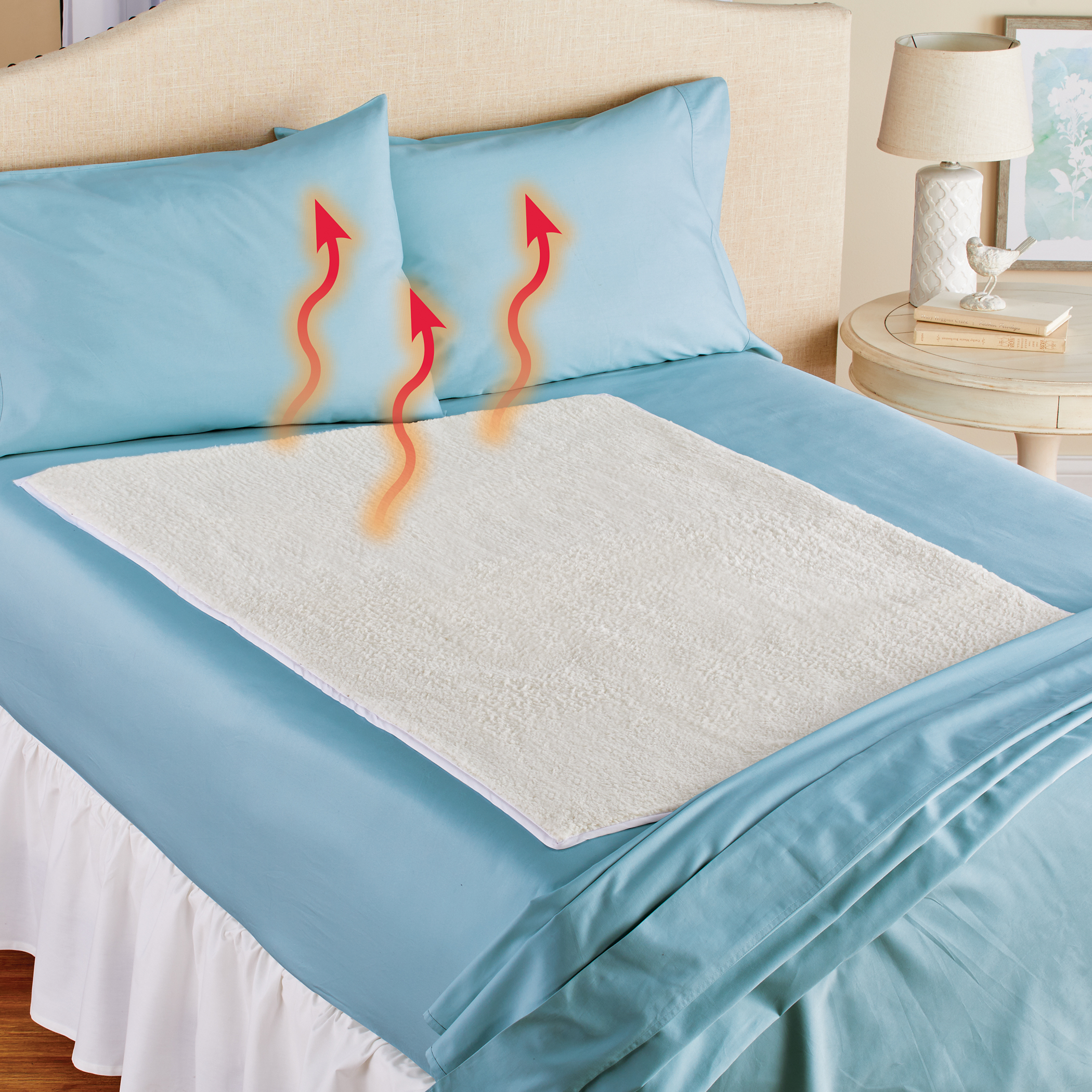 Collections Etc Self-Heating Soft, Cozy Polyester Mattress Pad and Blanket  - Walmart.com