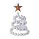 thumbnail image 1 of Mini árbol de Navidad de escritorio con adorno de estrella, estatua decorativa para el hogar, árbol de Navidad Blanco, 1 of 9