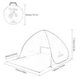 thumbnail image 6 of Walmeck Automatic Instant Pop-up 70.9'' x 59'' Beach Tent, 6 of 8
