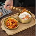 thumbnail image 6 of ABCISI Stainless Steel Rice Bowl with Lid, Set of 2 Korean Rice Bowl for Kitchen Restaurant, Double-walled Metal Bowls, Multi-Purpose Insulated Soup Bowls Snacks Bowls (11.5cm Gold), 6 of 17