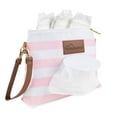 thumbnail image 2 of Bumco Baby Diaper Clutch Bag - Water Resistant, Refillable Wipes Dispenser, Portable Changing Kit (Pretty Pink), 2 of 8