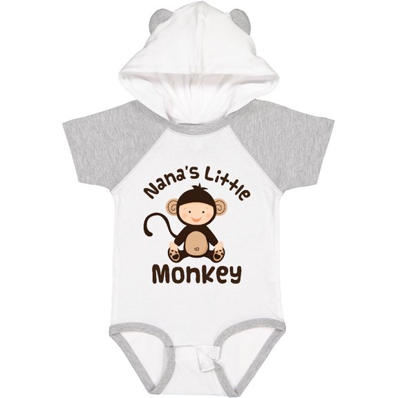 Inktastic Nana's Little Monkey Boys or Girls Baby Bodysuit