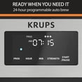 thumbnail image 3 of KRUPS Cafetera de 14 Tazas, Simply Brew, Acero Inoxidable, Programable con Pantalla Digital, Apta para Lavavajillas, Cafetera Sin Goteo, Negro y Plata, 3 of 5