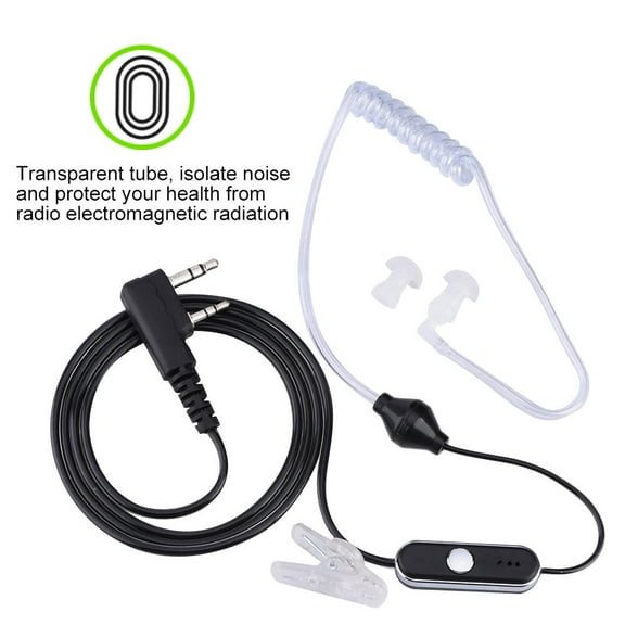 OTVIAP Talkie Earpiece, Walkie Earphone,Universal 2pin Earphone Talkie Headset  Earpiece for K Head Walkie Talkie Radio