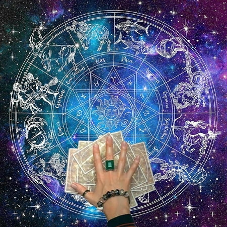 

Square Pendulum Divination Tablecloth Tarots Card Pad Runes Altar Table Cloth