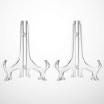 thumbnail image 3 of 24 Pcs 4 Supports Photo Chevalet de Bureau Support de Table Chevalet de Moniteur Support de Bureau Support de Photo Support de Cadre Support de Moniteur Support de Bol Support en Céramique, 3 of 5