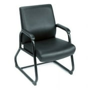 Boss Office Products B709 Executive Guest Reception Waiting Room Chair, Black