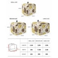 thumbnail image 2 of Yellow Ombre Spring Floral Toaster Cover 4 Slice, Large Kitchen Appliance Covers, Summer Botanical Flowers Toaster Oven Cover with Loop, Bread Machine Cover Polyester Dust Cover Protection, 2 of 4