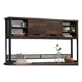 thumbnail image 1 of Pemberly Row Engineered Wood and Metal Large Hutch in Barrel Oak, 1 of 13