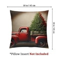 thumbnail image 4 of nygtbtfer 2Pack Merry Christmas Pillow Cover with Christmas Tree and Vintage Red Truck PatternLinen Home Decorative Throw Cushion Case, 4 of 7